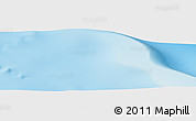 Physical Panoramic Map of the area around 51° 27' 30" S, 75° 43' 29" E