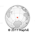 Outline Map of the Area around 51° 27' 30" S, 77° 25' 30" E, rectangular outline