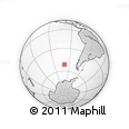Outline Map of the Area around 51° 27' 30" S, 99° 22' 30" W, rectangular outline