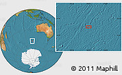 Satellite Location Map of the area around 51° 51' 10" S, 106° 19' 29" E