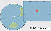 Savanna Style Location Map of the area around 51° 51' 10" S, 106° 10' 30" W