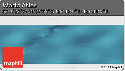 Satellite Panoramic Map of the Area around 51° 51' 10" S, 129° 16' 30" E