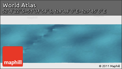 Satellite Panoramic Map of the Area around 51° 51' 10" S, 129° 16' 30" E