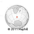 Outline Map of the Area around 51° 51' 10" S, 31° 31' 29" E, rectangular outline