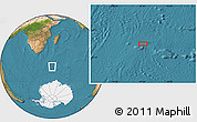 Satellite Location Map of the area around 51° 51' 10" S, 41° 43' 30" E