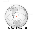 Outline Map of the Area around 51° 51' 10" S, 44° 58' 30" W, rectangular outline
