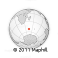 Outline Map of the Area around 51° 51' 10" S, 45° 7' 30" E, rectangular outline