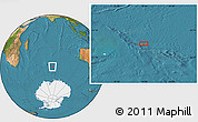 Satellite Location Map of the area around 51° 51' 10" S, 78° 16' 30" E