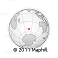 Outline Map of the Area around 51° 51' 10" S, 78° 16' 30" E, rectangular outline