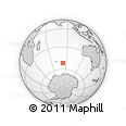 Where is the area around 51° 51' 10" S, 83° 22' 30" E located? Outline Map of the Area around 51° 51' 10" S, 83° 22' 30" E, rectangular outline