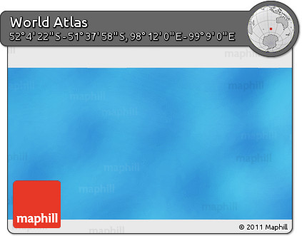 Physical 3D Map of the Area around 51°&nbsp;51'&nbsp;10"&nbsp;S,&nbsp;98°&nbsp;40'&nbsp;30"&nbsp;E