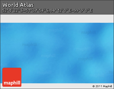 Physical 3D Map of the Area around 51°&nbsp;51'&nbsp;10"&nbsp;S,&nbsp;98°&nbsp;40'&nbsp;30"&nbsp;E