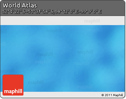 Physical 3D Map of the Area around 51°&nbsp;51'&nbsp;10"&nbsp;S,&nbsp;98°&nbsp;40'&nbsp;30"&nbsp;E