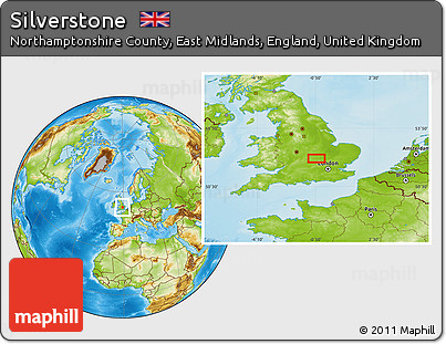 Physical Location Map of Silverstone