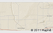 Shaded Relief 3D Map of the area around 52° 6' 54" N, 101° 55' 30" W
