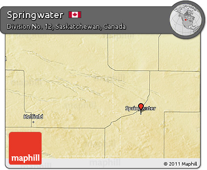 Physical 3D Map of Springwater
