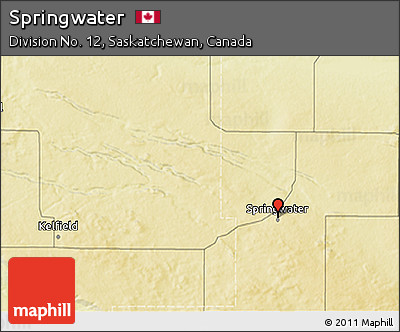 Physical 3D Map of Springwater