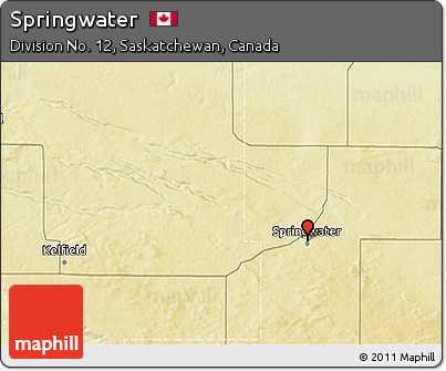Physical 3D Map of Springwater