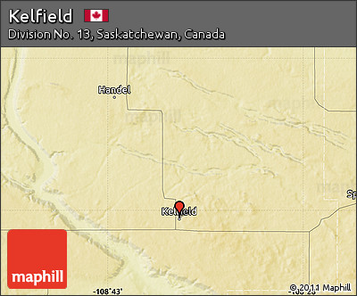 Physical Map of Kelfield