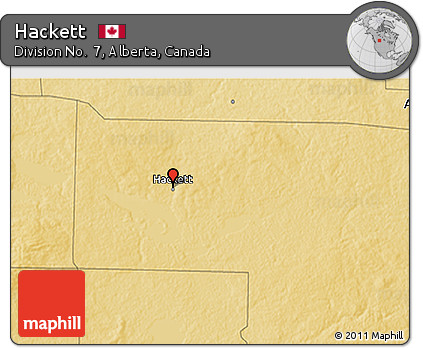 Physical 3D Map of Hackett