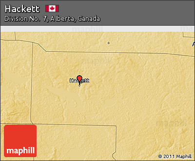 Physical 3D Map of Hackett