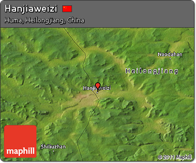 Satellite 3D Map of Hanjiaweizi