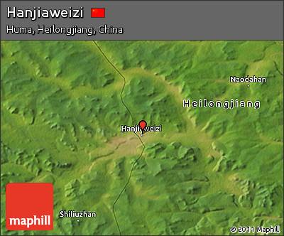 Satellite 3D Map of Hanjiaweizi