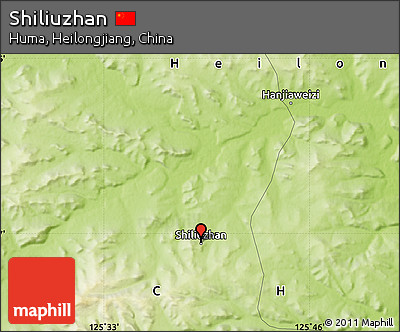 Physical Map of Shiliuzhan