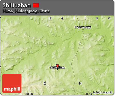 Physical Map of Shiliuzhan