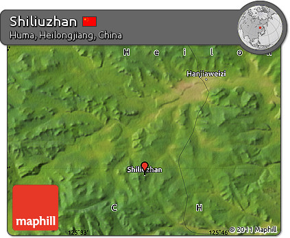 Satellite Map of Shiliuzhan