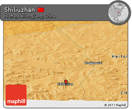 Political Panoramic Map of Shiliuzhan