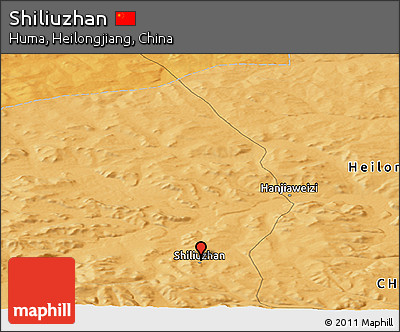 Political Panoramic Map of Shiliuzhan