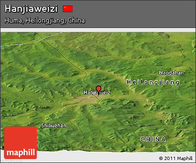 Satellite Panoramic Map of Hanjiaweizi