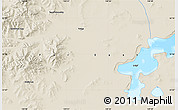 Shaded Relief Map of the area around 52° 6' 54" N, 139° 28' 29" E