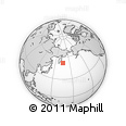 Outline Map of the Area around 52° 6' 54" N, 165° 49' 29" E, rectangular outline