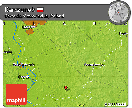 Physical Map of Karczunek