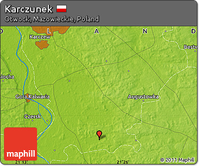 Physical Map of Karczunek
