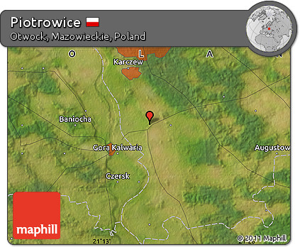 Satellite Map of Piotrowice