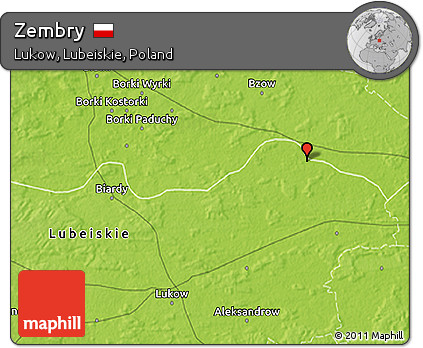 Physical 3D Map of Zembry