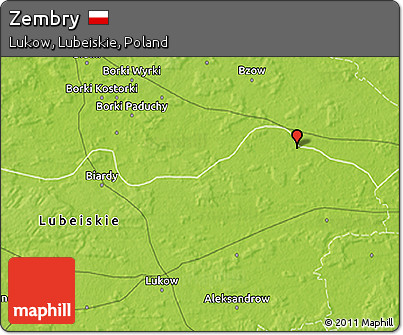 Physical 3D Map of Zembry