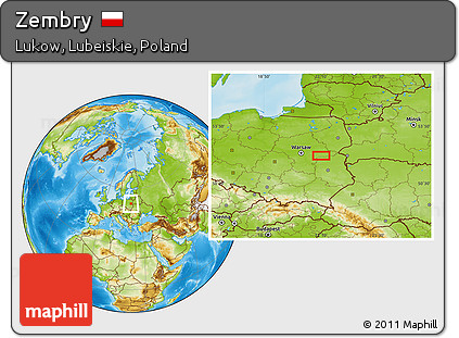 Physical Location Map of Zembry