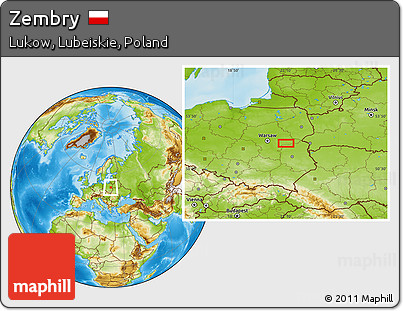 Physical Location Map of Zembry