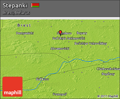Physical 3D Map of Stepanki