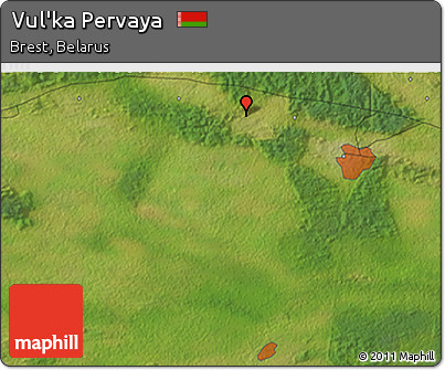 Satellite 3D Map of Vul'ka Pervaya
