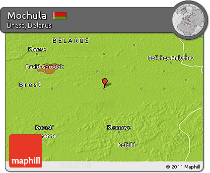 Physical 3D Map of Mochula