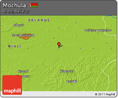 Physical 3D Map of Mochula