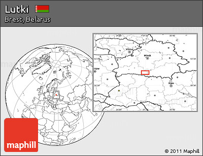 Blank Location Map of Lutki
