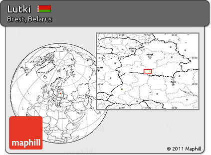 Blank Location Map of Lutki