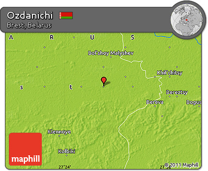 Physical Map of Ozdanichi