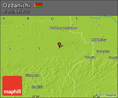 Physical Map of Ozdanichi